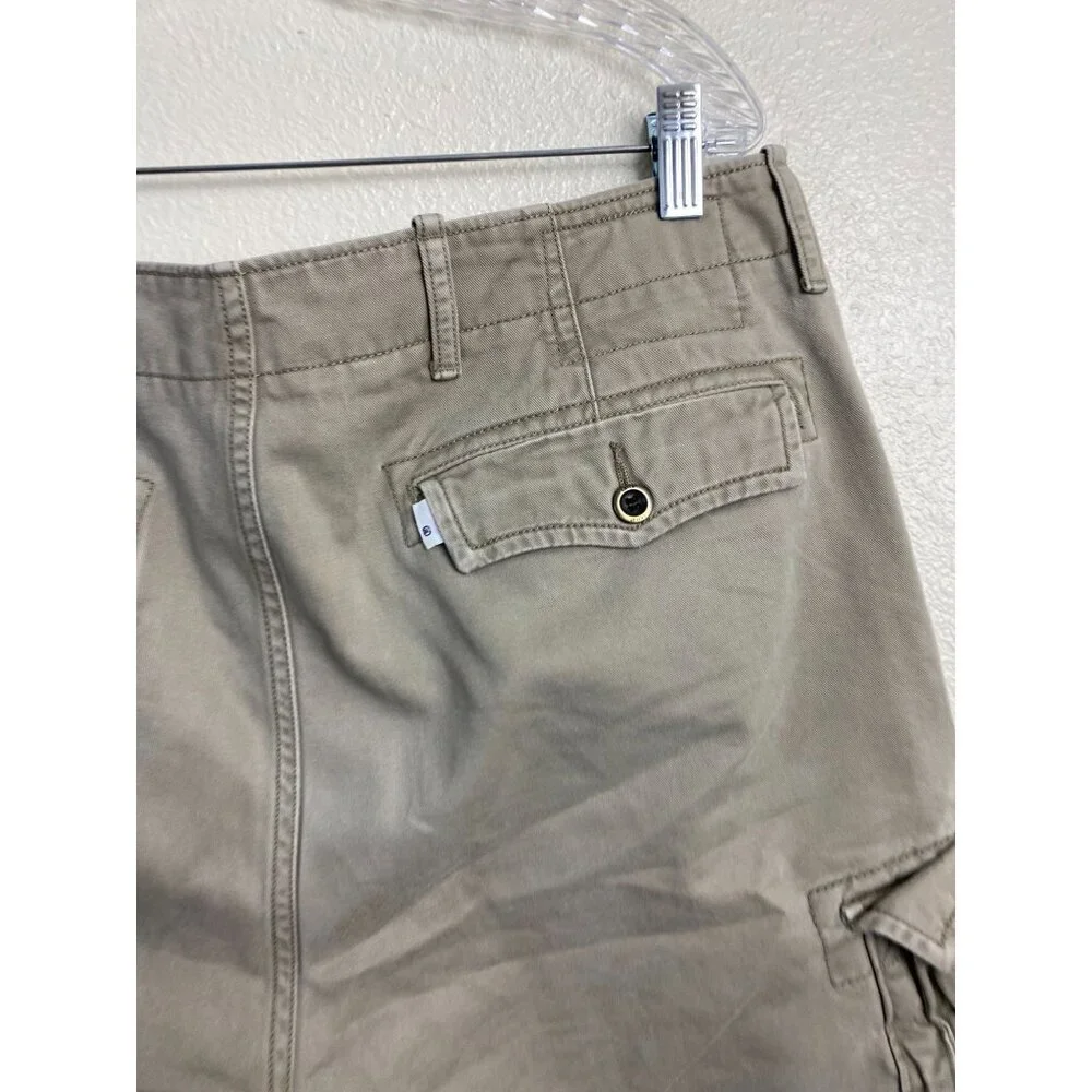 Levi's 10" Cargo Shorts Mens Size 32 Brown Cotton 10" Y2K 90s Utility Casual - Picture 14 of 15